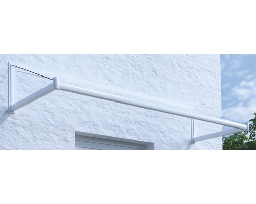 ARON Luifel Aanbouw Design Nancy Gelamineerd Veiligheidsglas 150x80 cm Wit