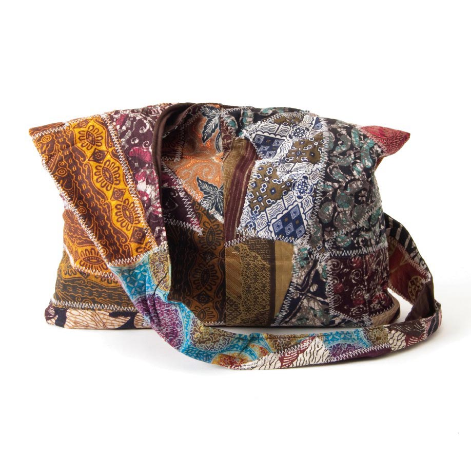 Umhängetasche 'Art Work', Patchwork multicolor, B 38 cm, H 86 cm günstig bestellen