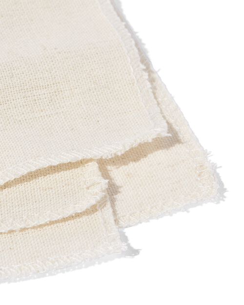 2 pièces de tissu à broder en lin