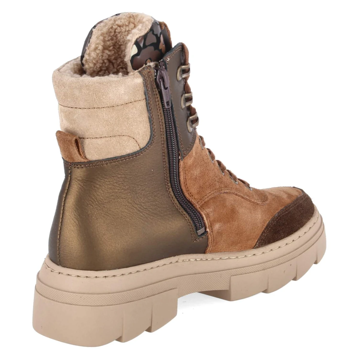 WaldläuferBoots-SAIGA - WOOD COGNAC NUBA