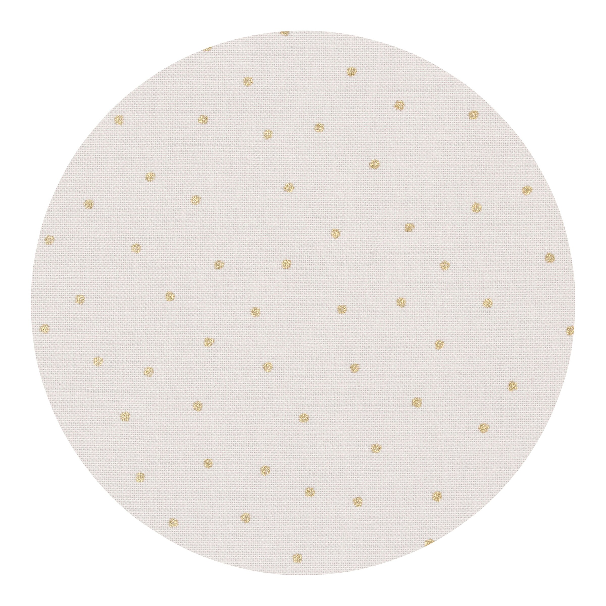 babybay® Nestchen Organic Cotton Royal für Beistellbett Boxspring XXL beige / Glitzerpunkte gold