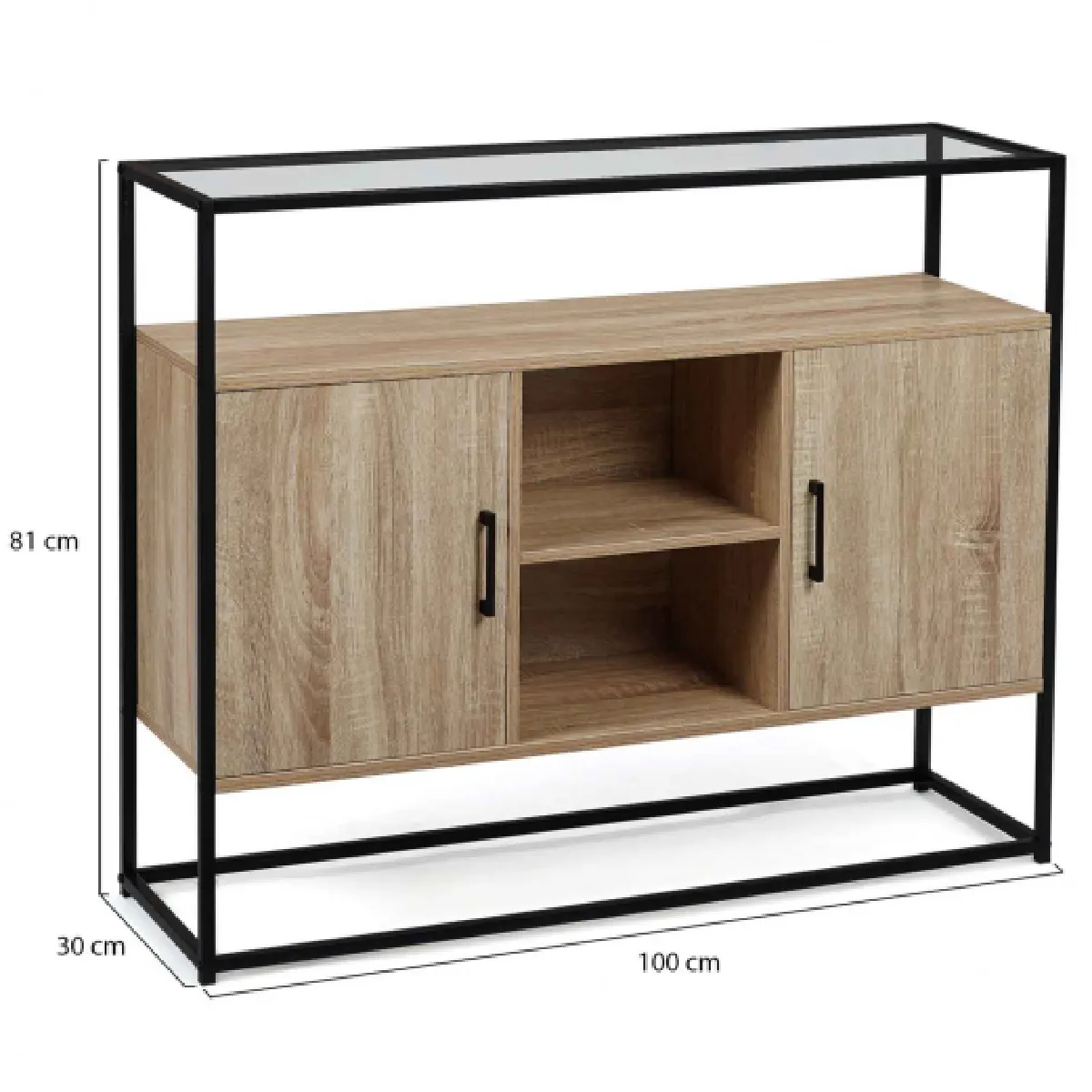 Idmarket Market Buffet SOLANO 2 Portes
