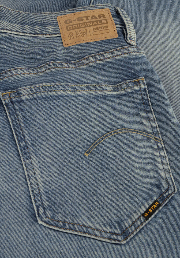 G-STAR RAW lichtblauwe g-star raw straight leg jeans viktoria high straight wmn