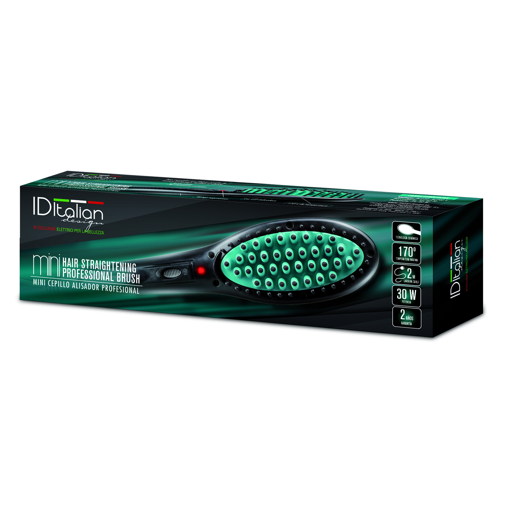 Italian Design Mini Straightening Brush Smoothing brush
