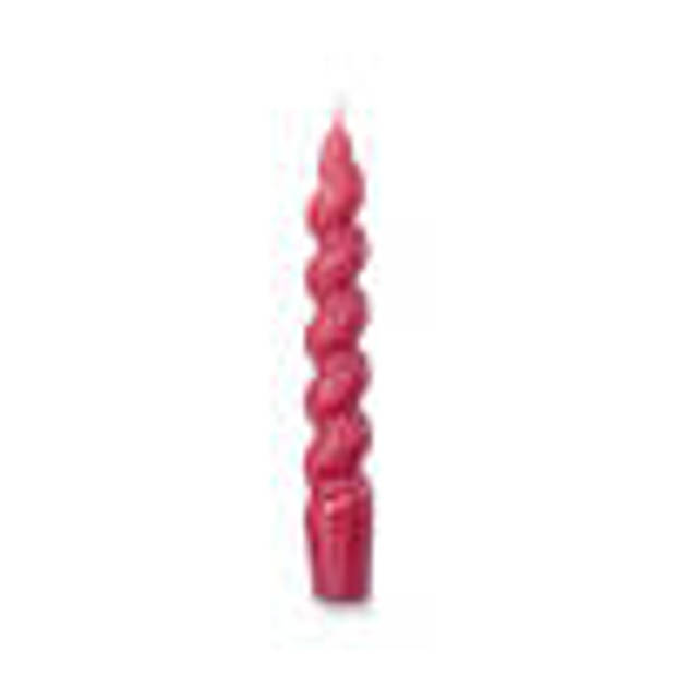 Blokker Dinerkaars Twisted - 2 stuks - Donkerroze