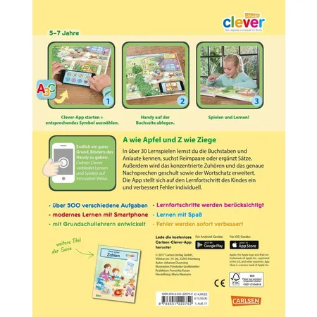 Carlsen Verlag Clever - Meine ersten Buchstaben