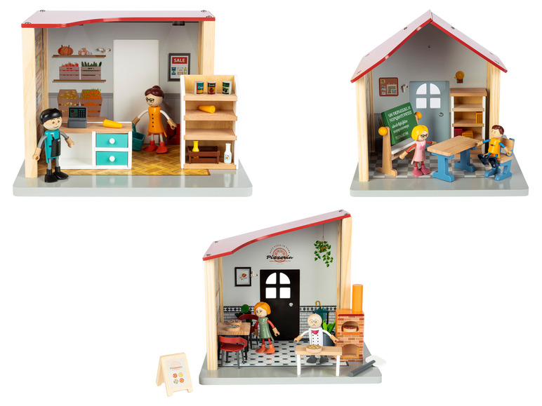 Houten poppenhuis