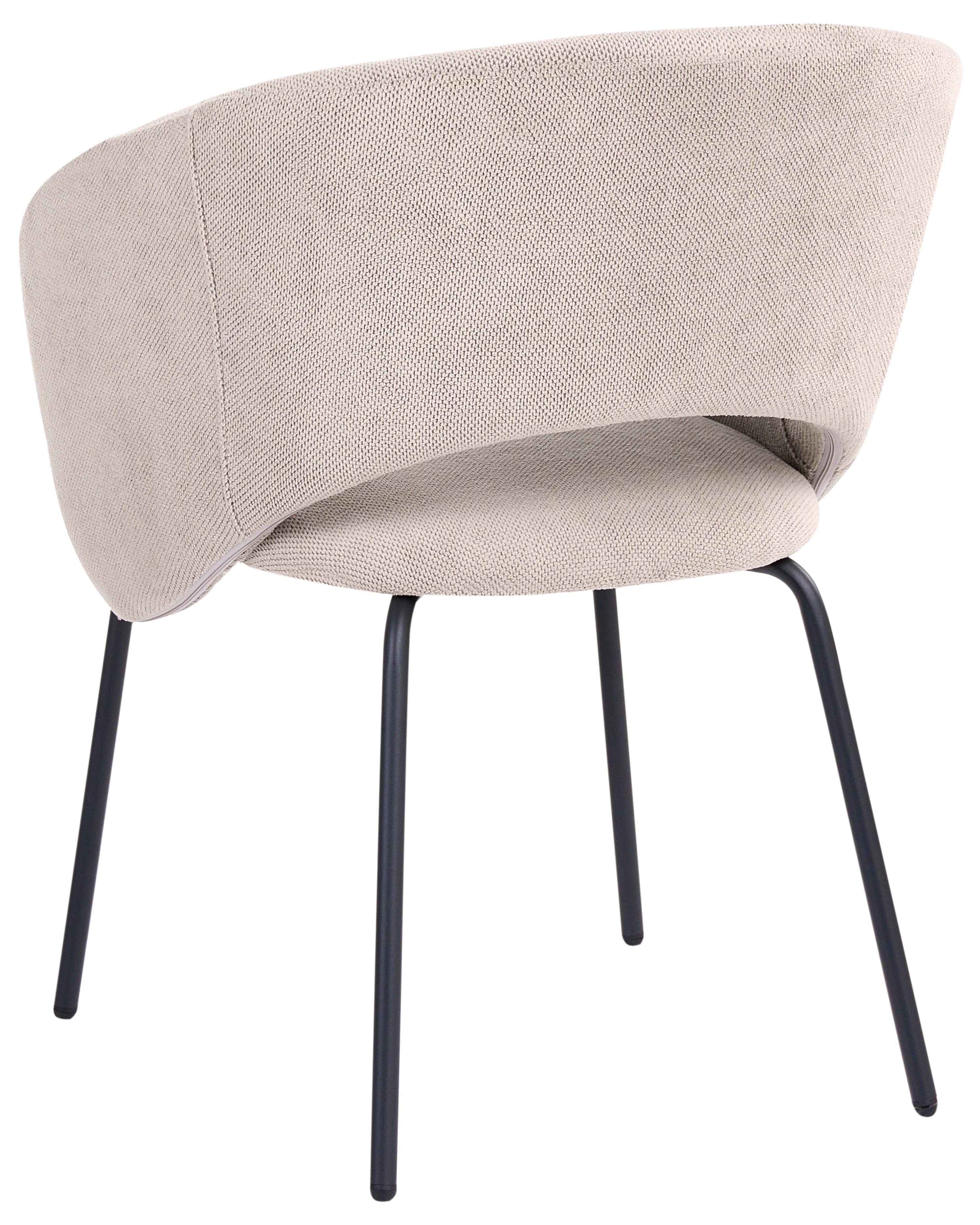 Set van 2 eetkamerstoelen BLAKELY Stof Taupe