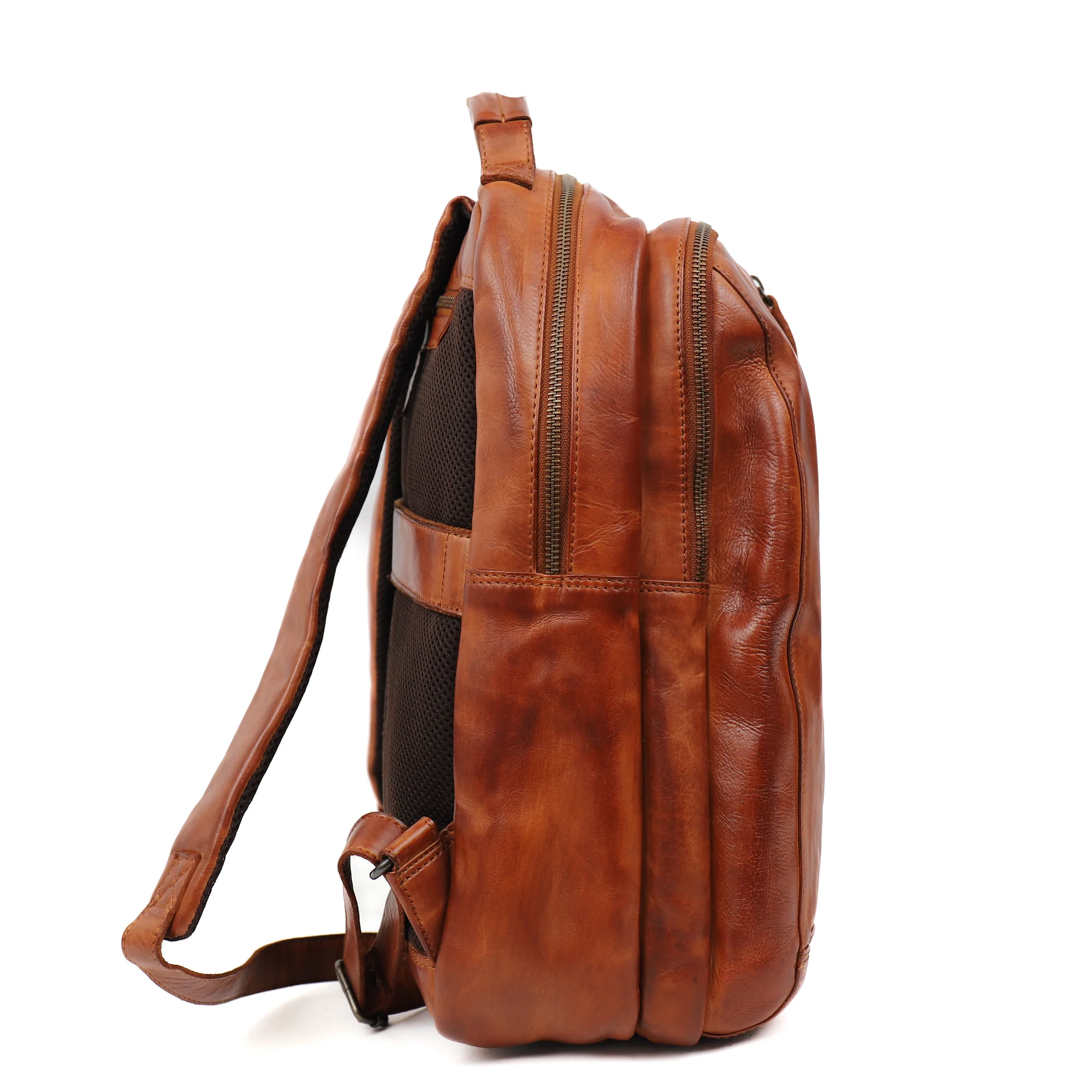 Bear Design Cow Lavato Laptop Rugzak Kae 15,6 inch Cognac CL43614