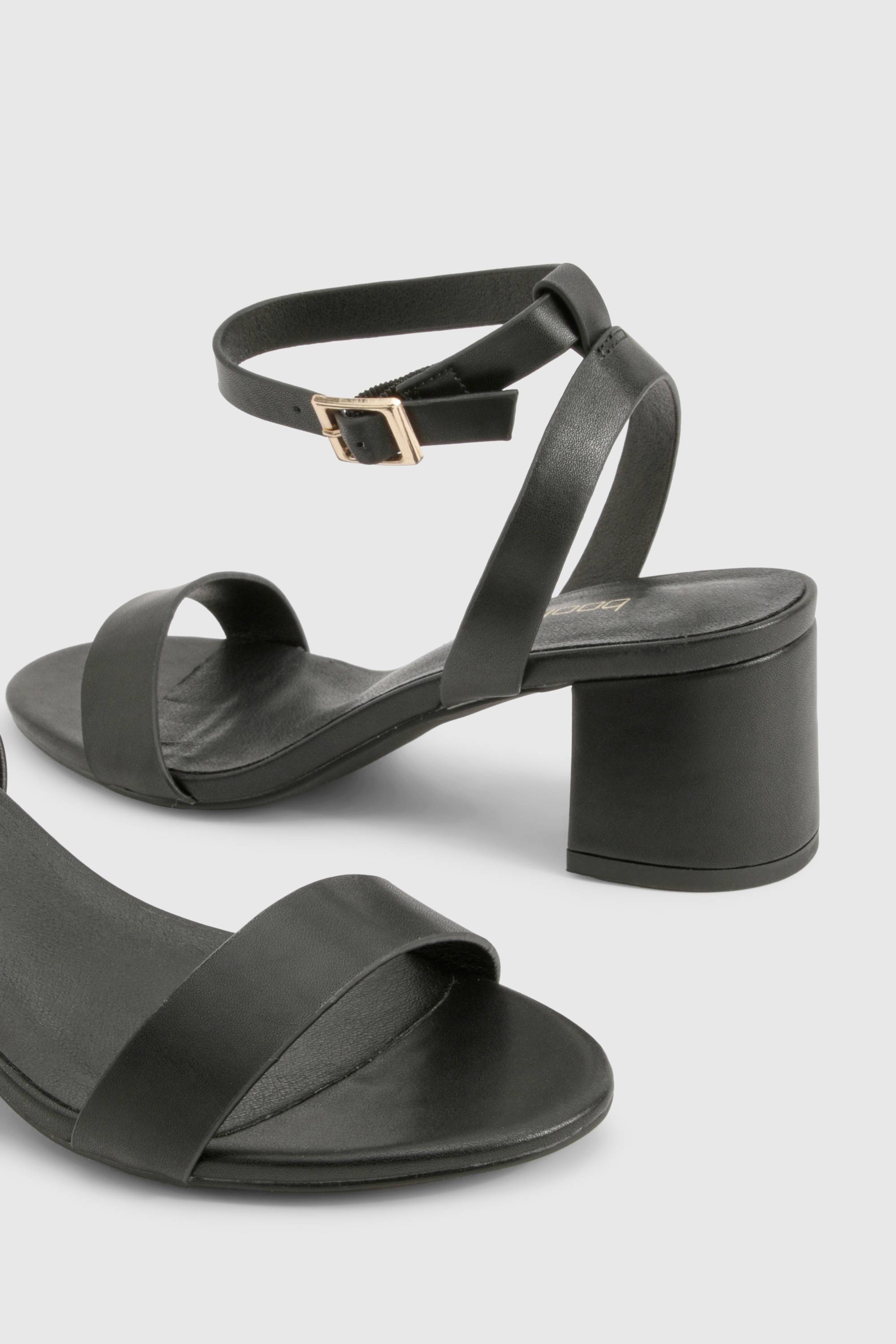 boohoo Talons Bas à Bloc Barely There
