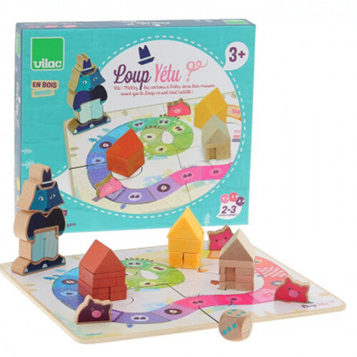 Vilac bordspel wolf en de drie biggetjes