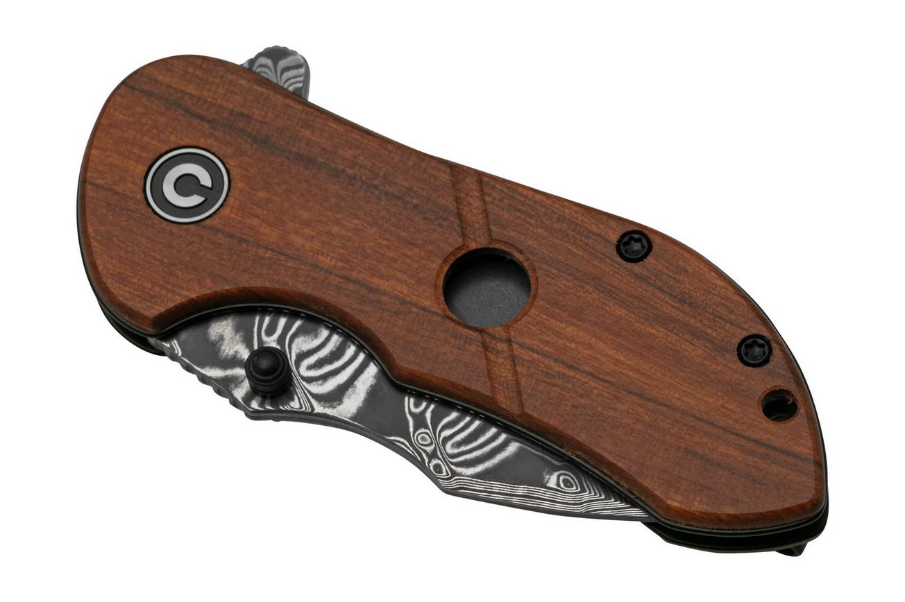 Civivi Gordo C22018C-DS1 Guibourtia Wood, Damascus zakmes, Peter Carey design