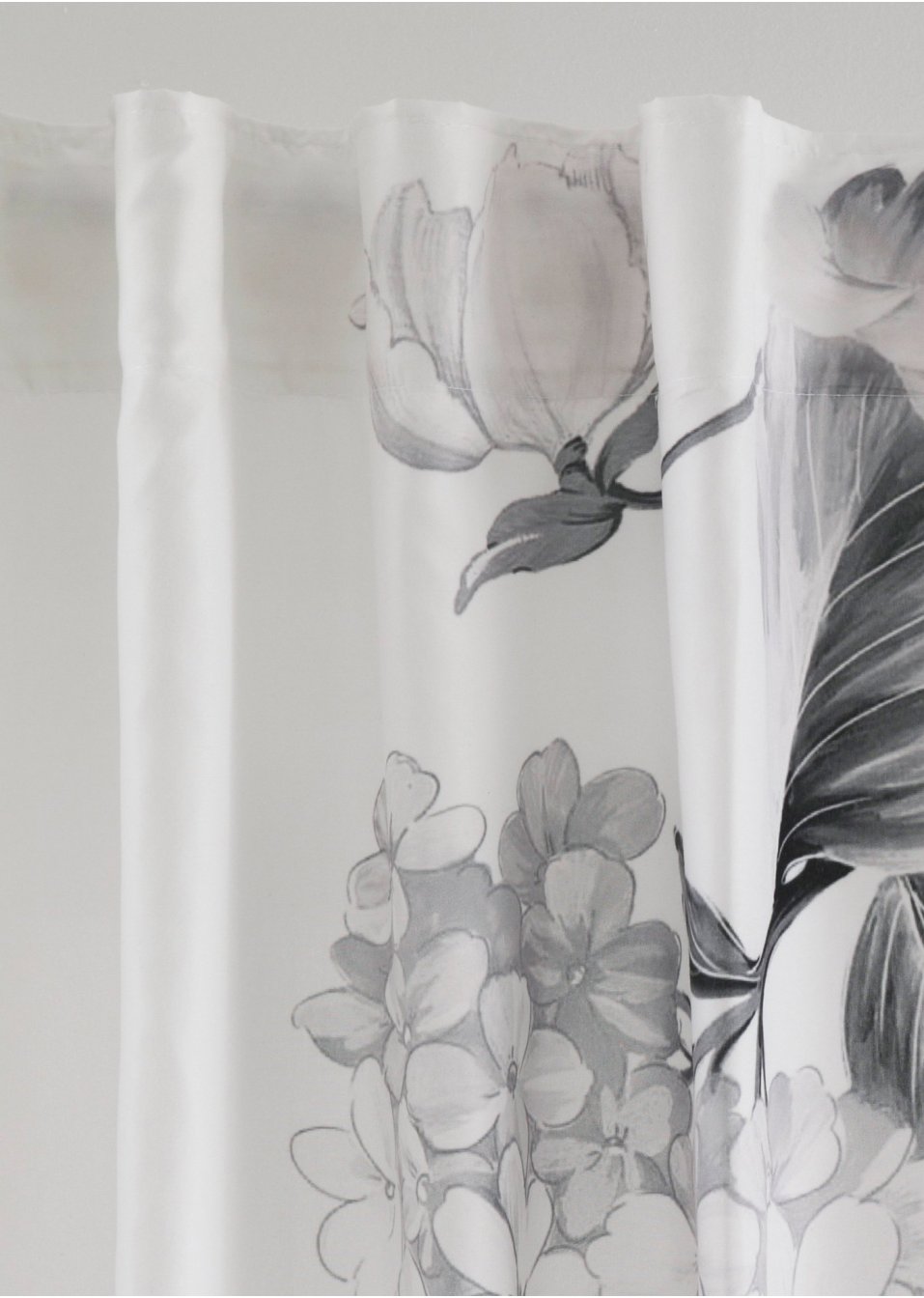 Panneau microfibre à imprimé floral