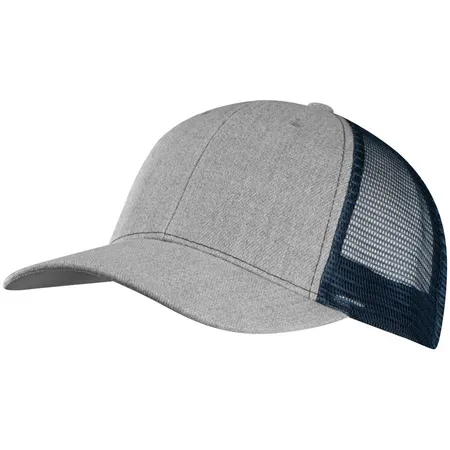 Macma Basecap mit Netz / Farbe: grau-dunkelblau