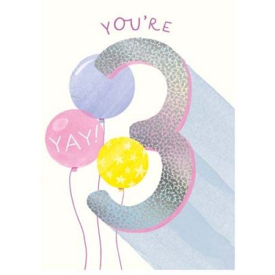 You're 3, Yay! Balloons