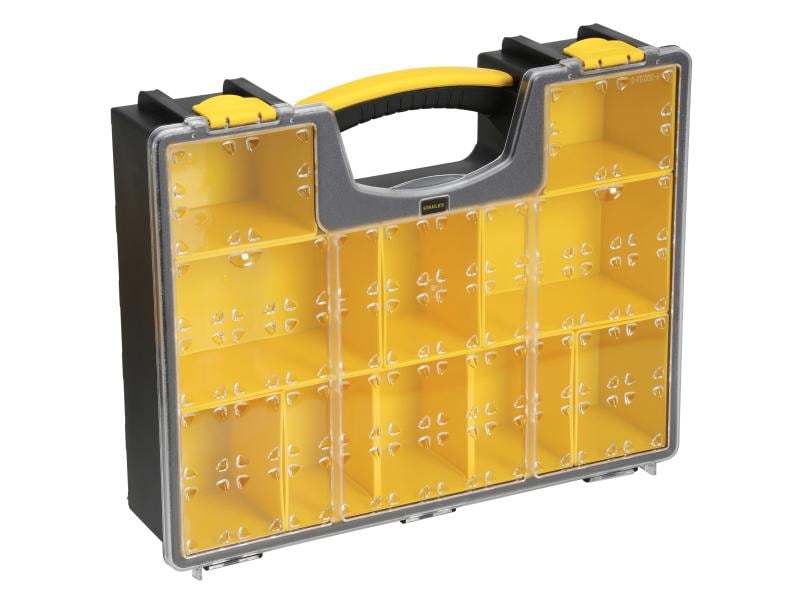 Stanley Organizer Profi mit 8 Fächern Orangisation von Werkzeug, Zubehör und Kleinteilen