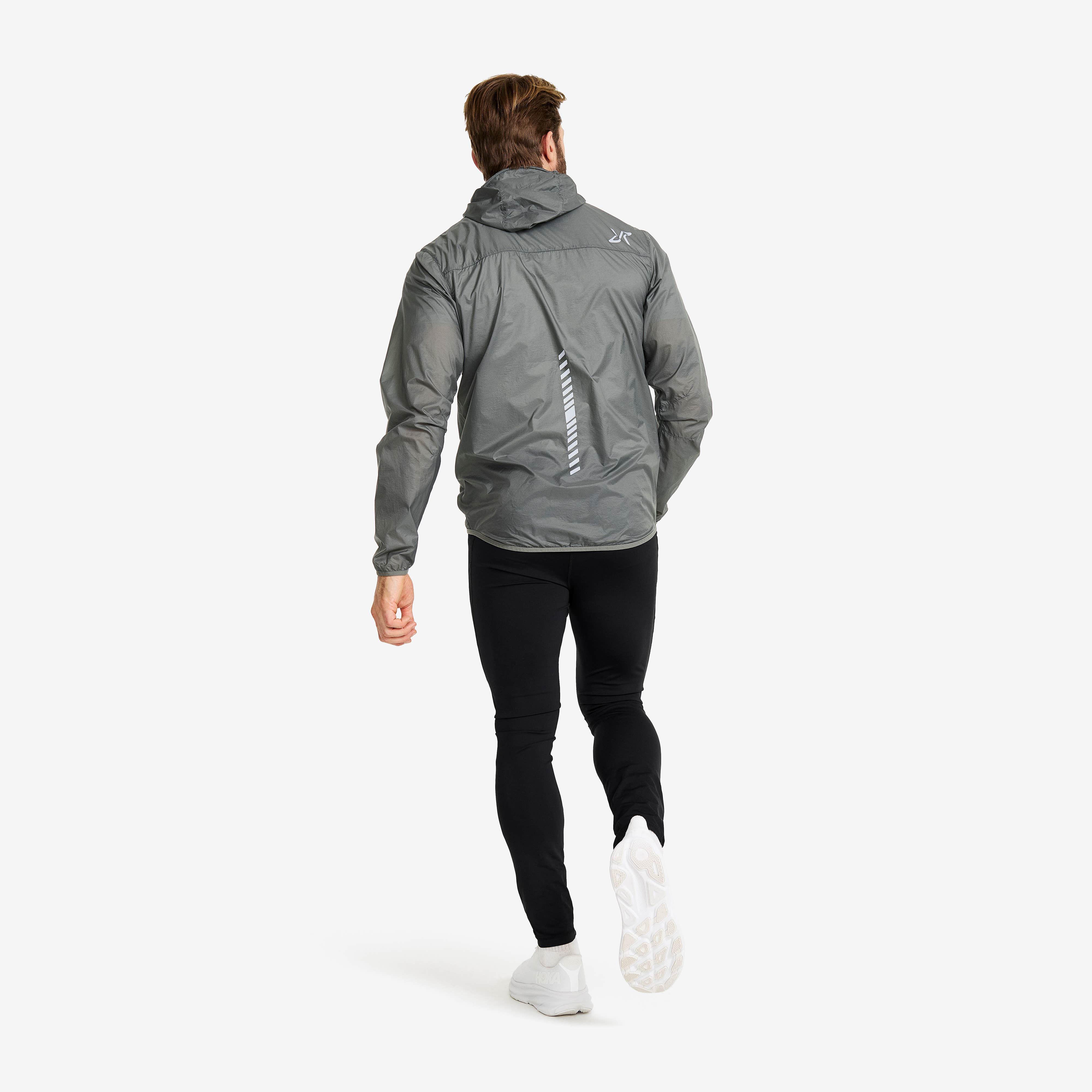 Speed Hooded Windbreaker Herre Castor Gray