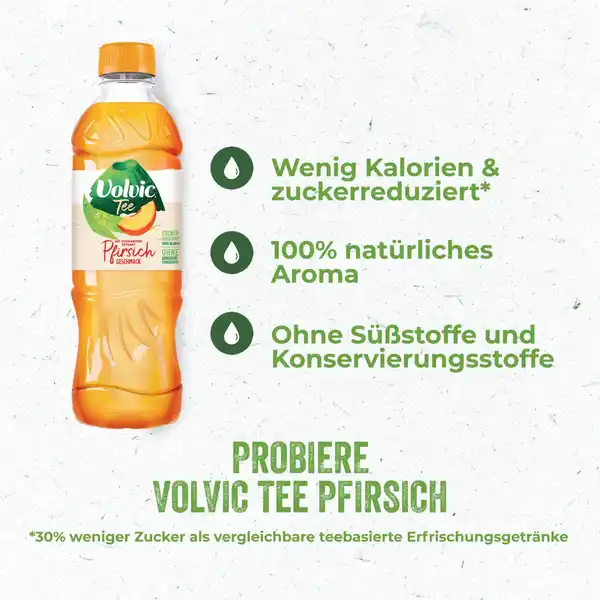 Tee Pfirsich-Geschmack 0,75L