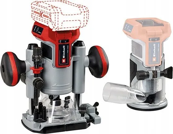Einhell Einhell TP-RO 18 Set Li BL overfræser 35/45 mm 18V u/batteri og lader - SOLO