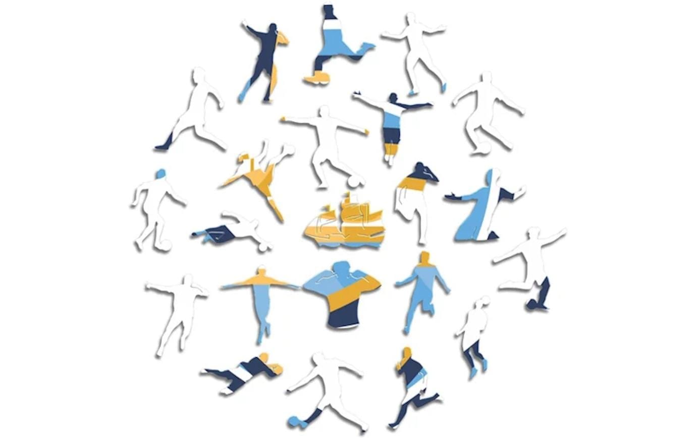 Puzzle »Iconic Man City FC – Logo« Holzart: Birke (Herkunftsland: China)