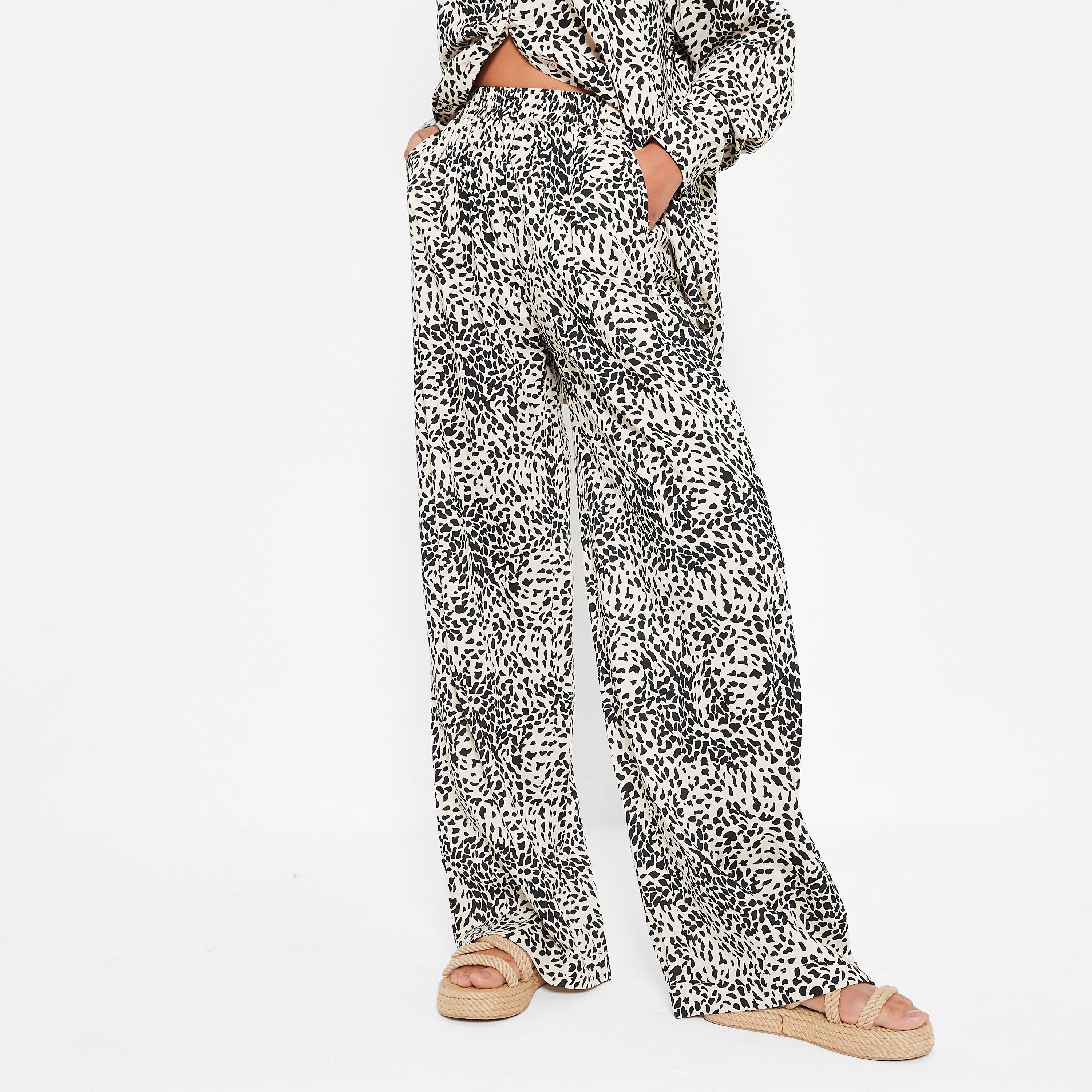 I Saw It First ISAWITFIRST Co Ord Woven Wide Leg Trousers