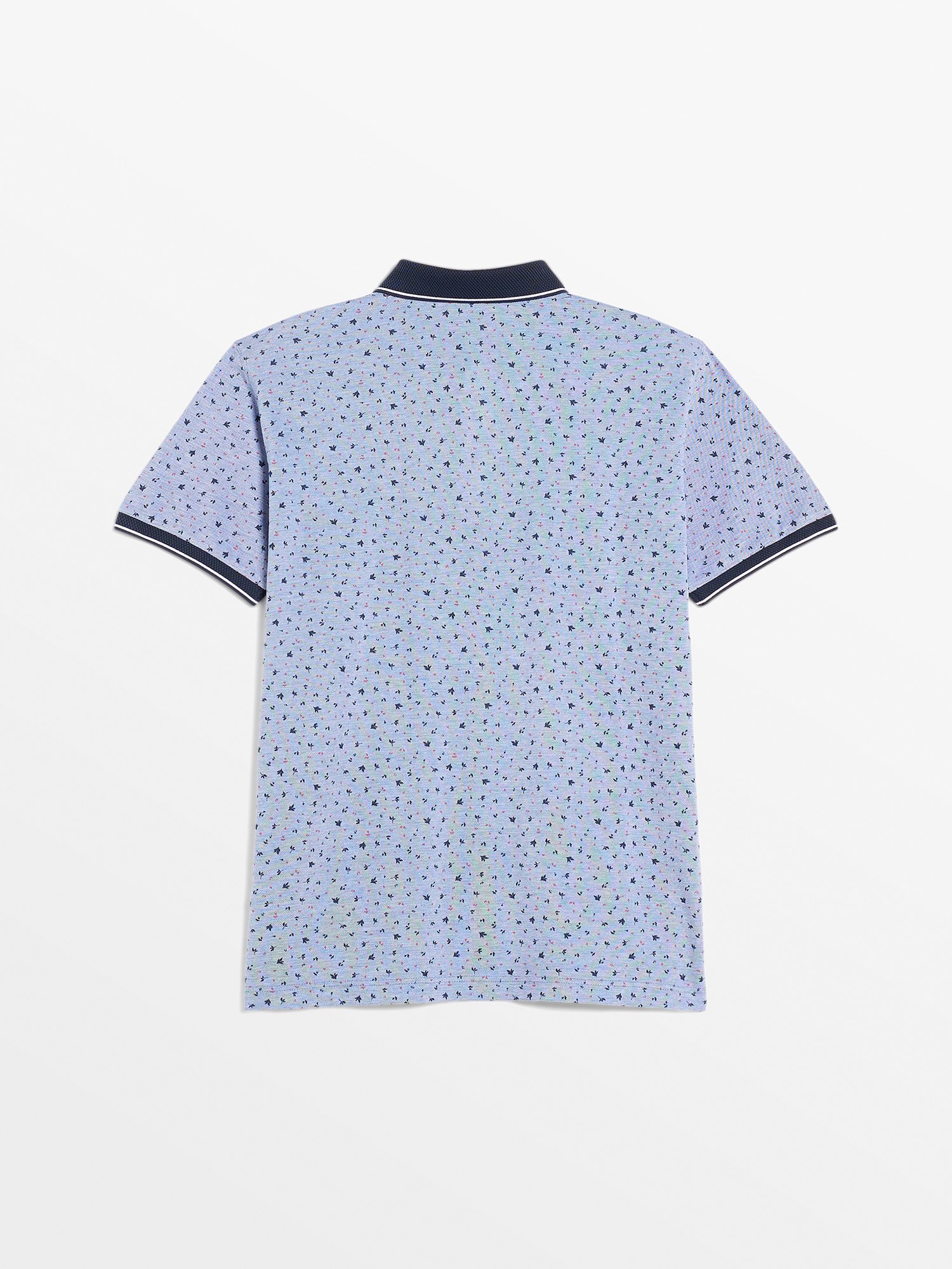 Polo Homme A Motif Marine