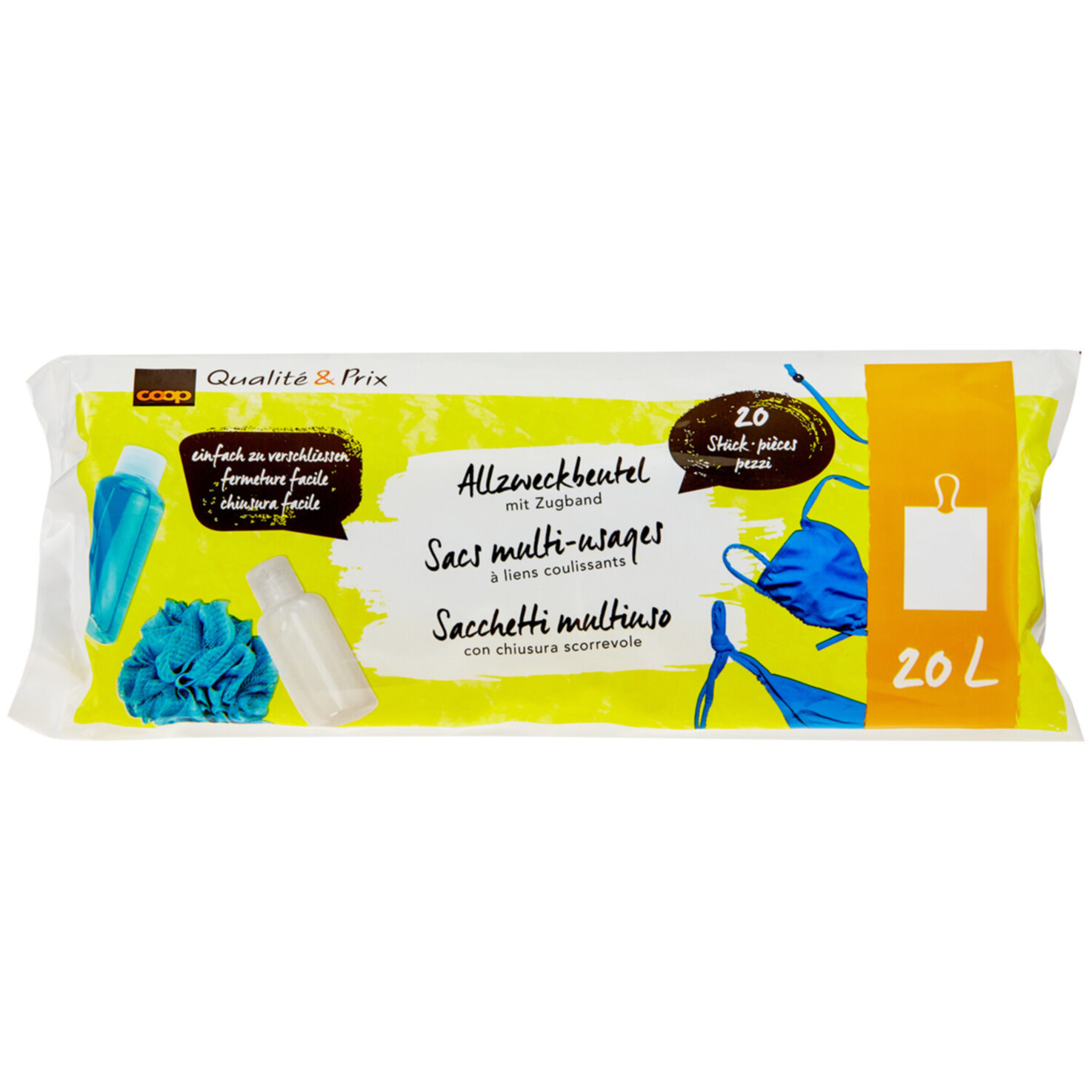 Qualité & Prix Allzweckbeutel mit Zugband 20L 20 Stück