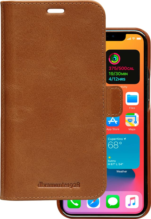 Dbramante1928 Lynge cover med pung til iPhone 12/12 Pro (tan)