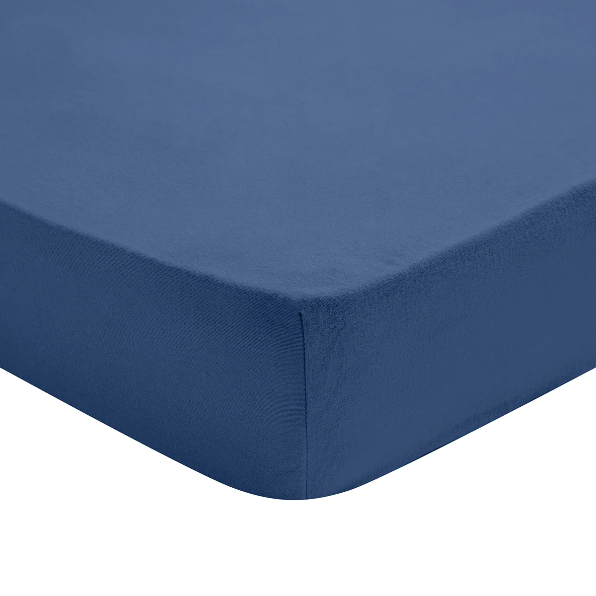 Drap housse Edition Flanelle Coloris Indigo