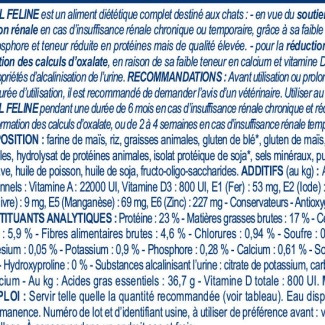 Royal Canin Veterinary Diet Renal pour chats