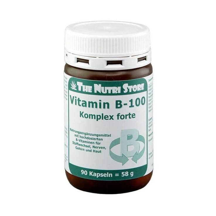 Vitamin B 100 Komplex forte Kapseln, 90 St