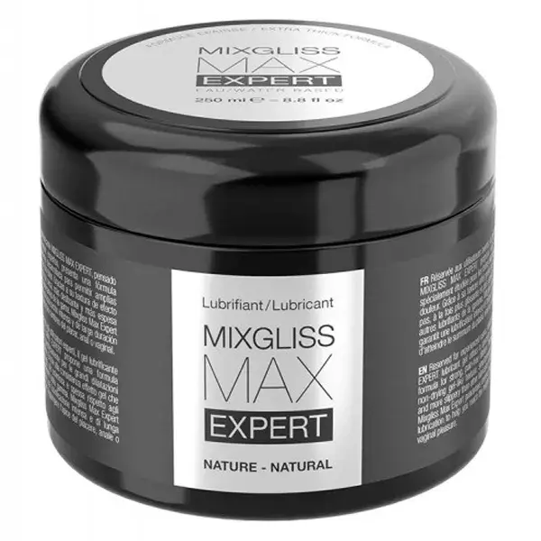 Gel lubrificante anal sem perfume Mixgliss Max 250ml