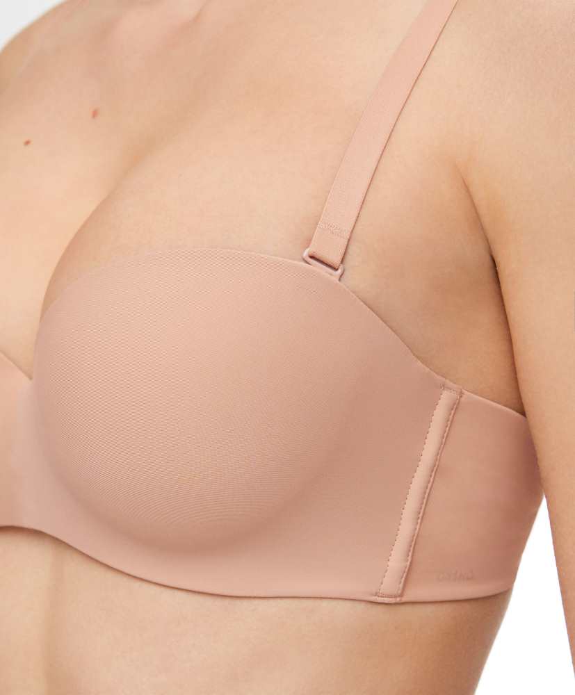 Sutiã push-up com alças removíveis, poliamida