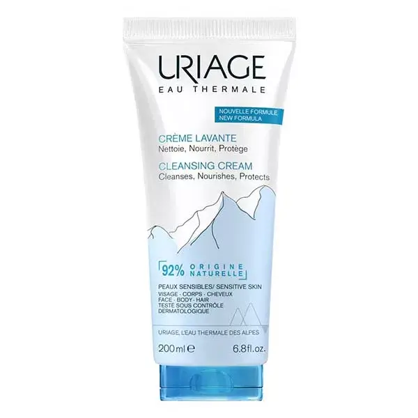 Creme de limpeza e nutrição Uriage para rosto e corpo 200ml
