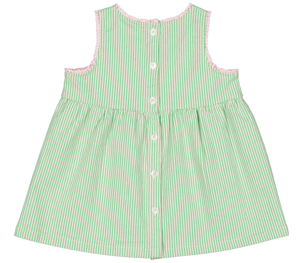 Daely, Kjole - Cale Green Stripe