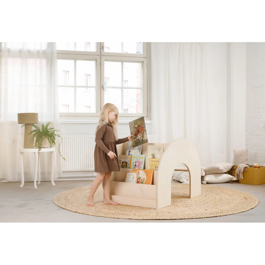 Fitwood KUMPU Montessori Bücherregal, weiß