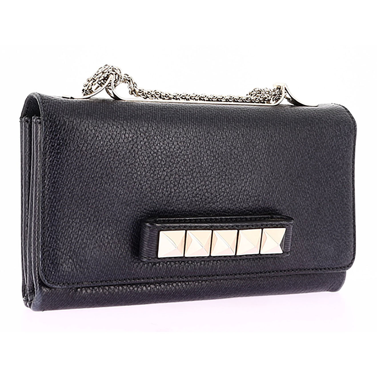 Valentino Sac bandoulière Vavavoom en Cuir marine - Très bon état - L.23 cm