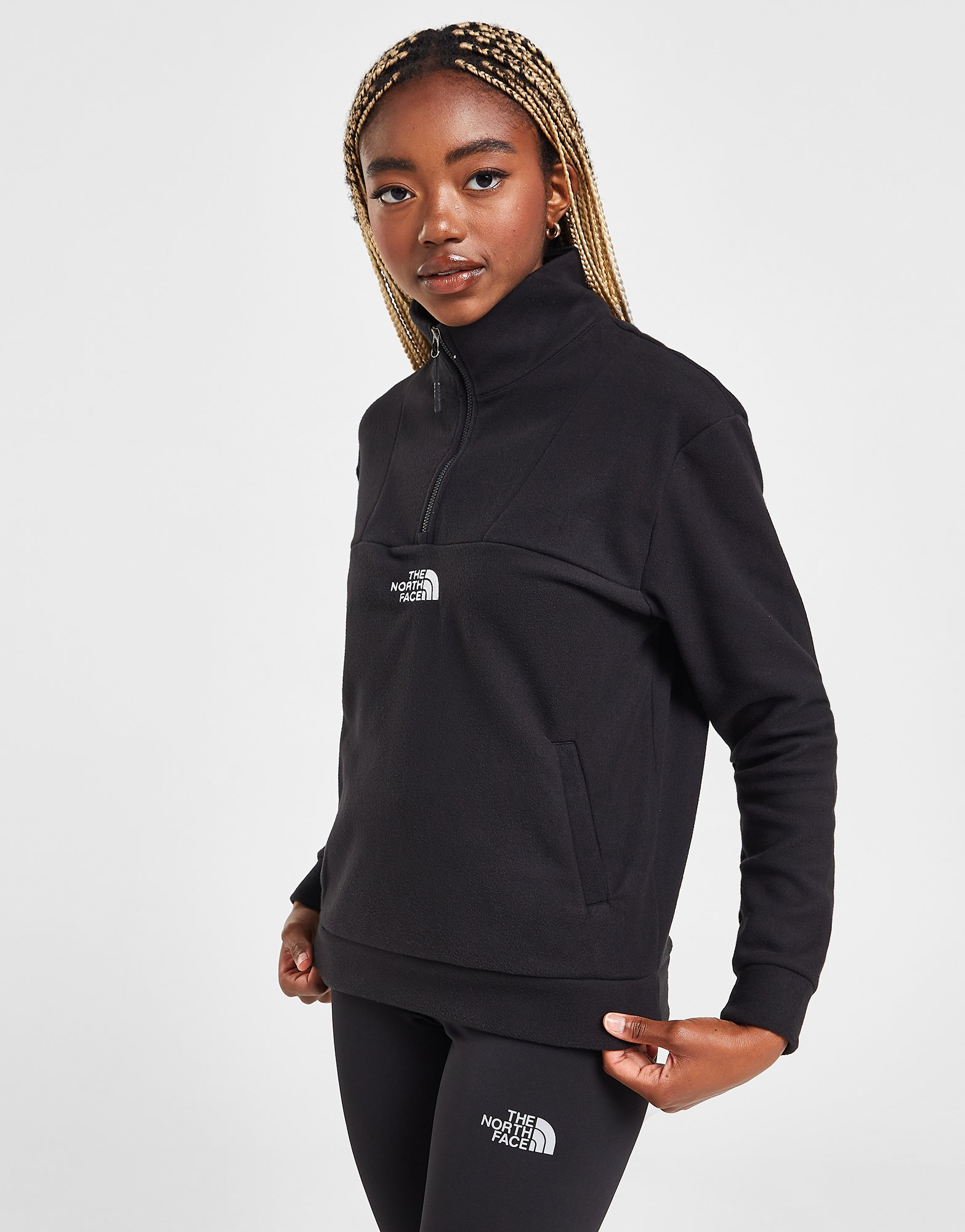 The North Face Sweatshirt Zippé Bonete Femme