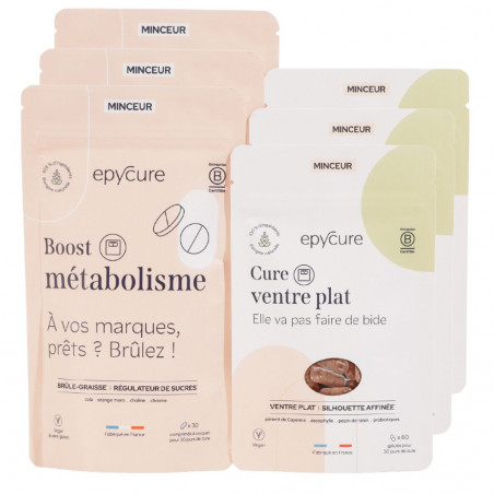 Epycure Laboratoire Pack duo ventre plat 3 mois