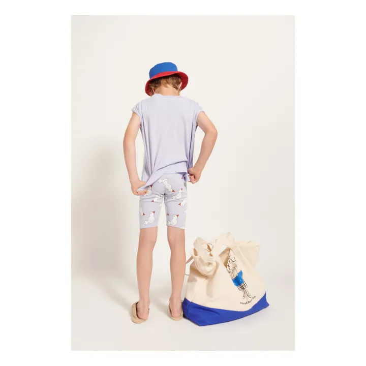Weekend House T-Shirt Sans Manches Things I Like Coton Bio | Lilas