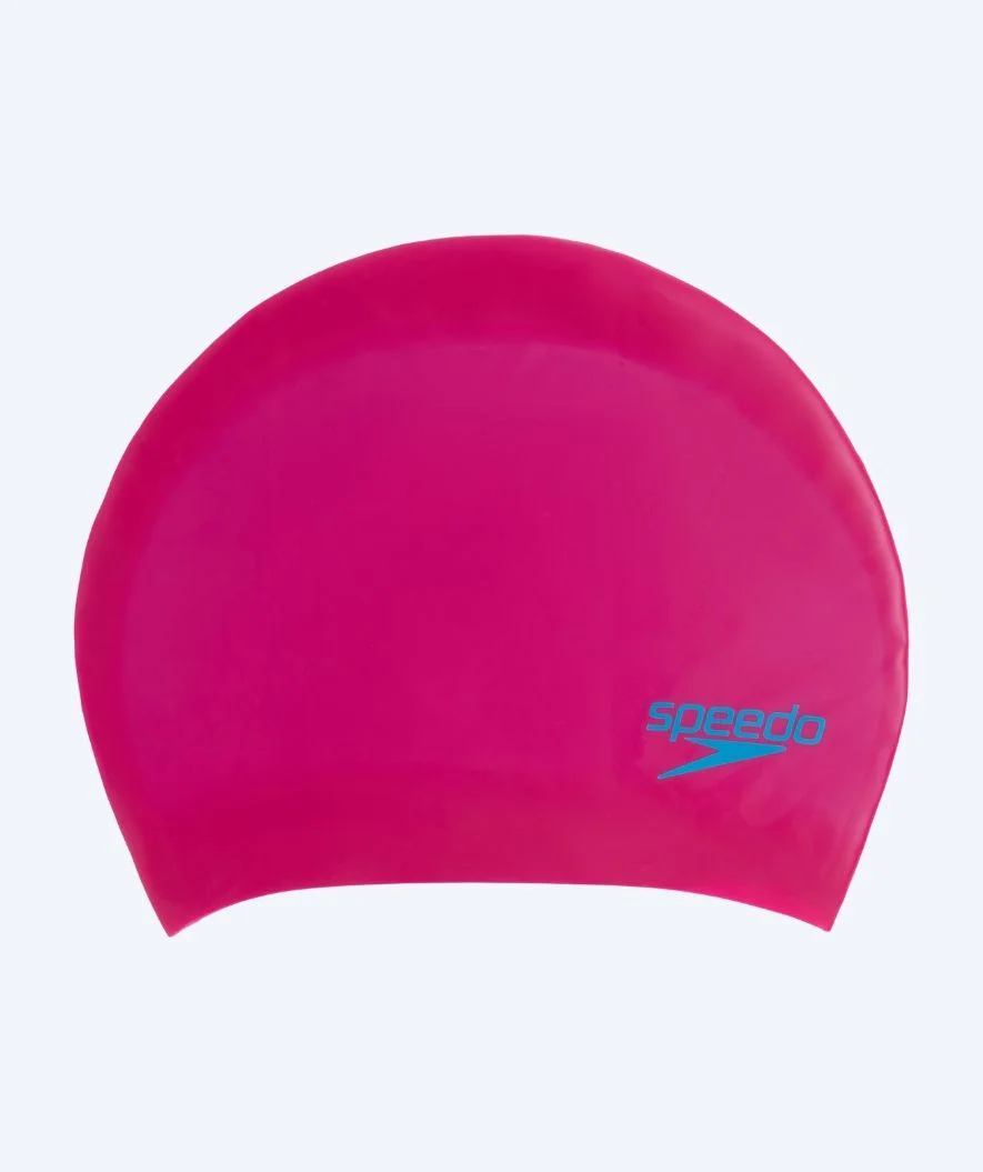 Speedo badehætte til junior (6-16) - Plain - Pink/blå