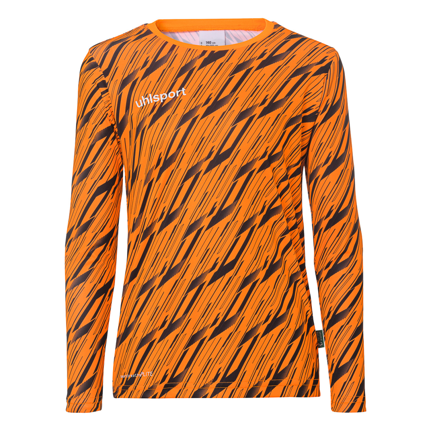 Uhlsport Progressive Keepersset Lange Mouwen Kids Feloranje Zwart
