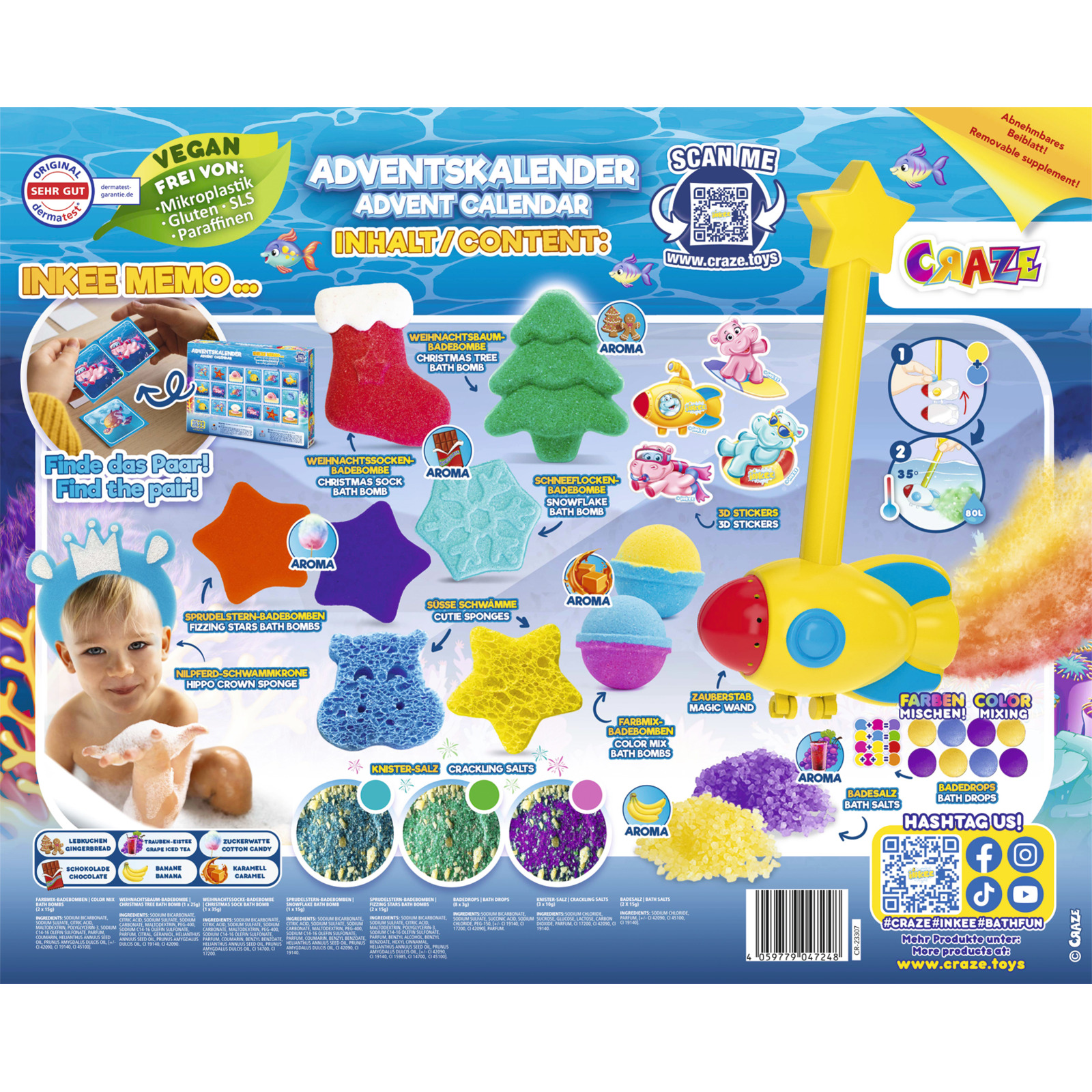 Craze Adventskalender Inkee