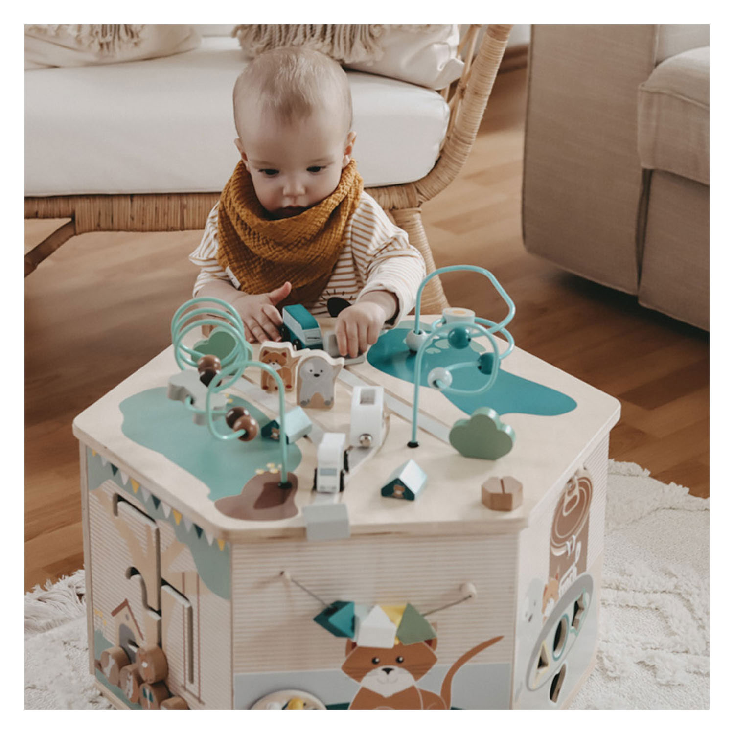 Small Foot-XXL Activiteitenkubus Dieren