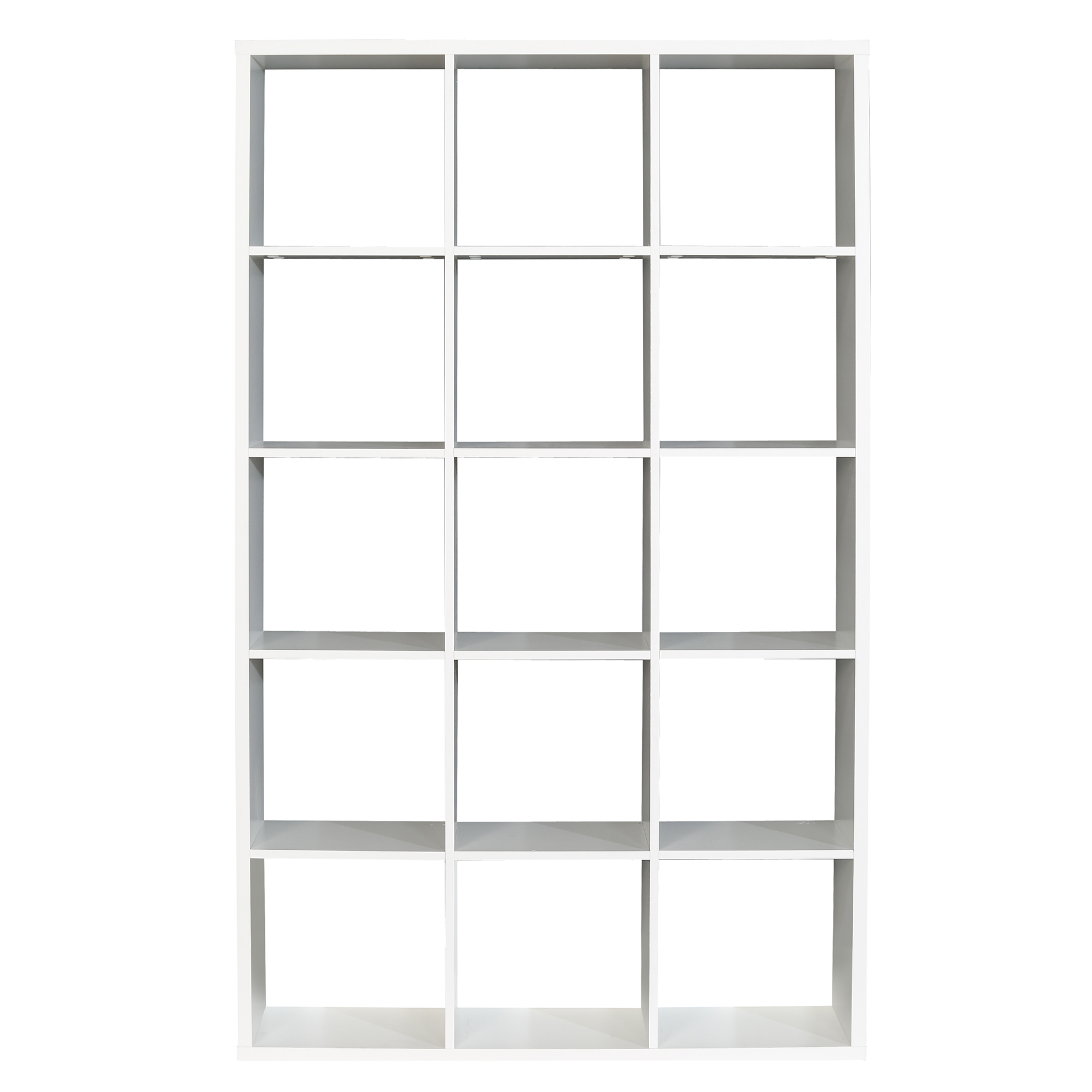Standregal - weiß - 3x5 Fächer