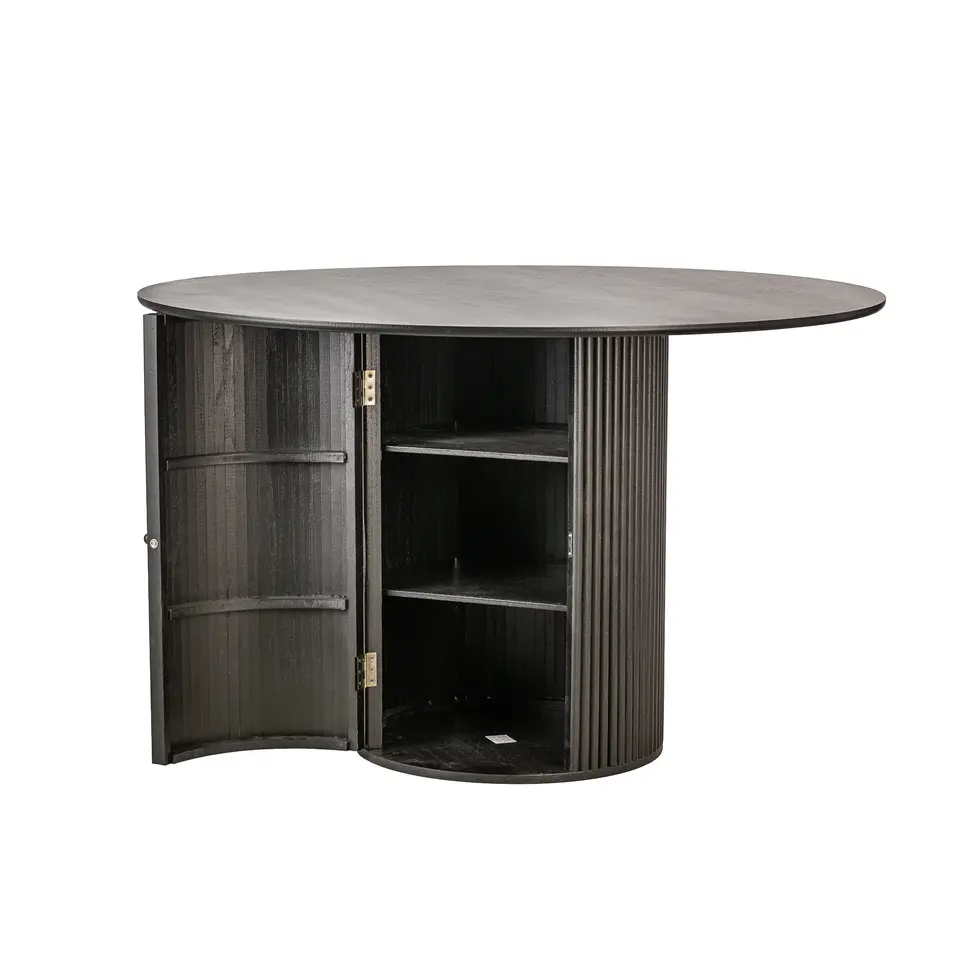 Eettafel voor 6 personen van massief grenen D120