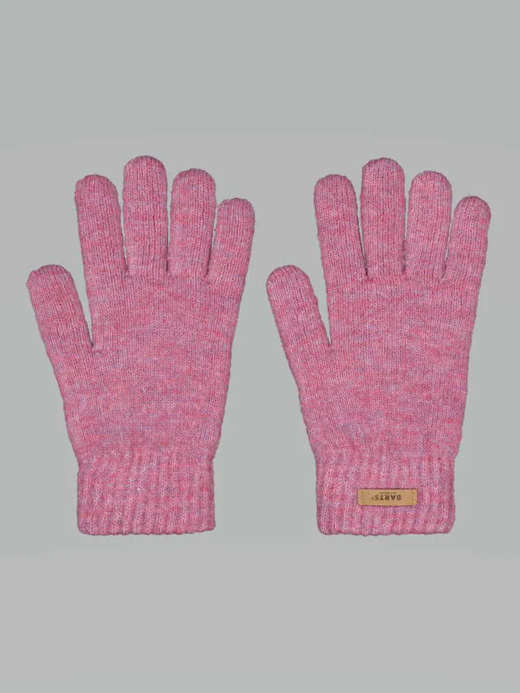 BARTS Strickhandschuh Rosa Textil