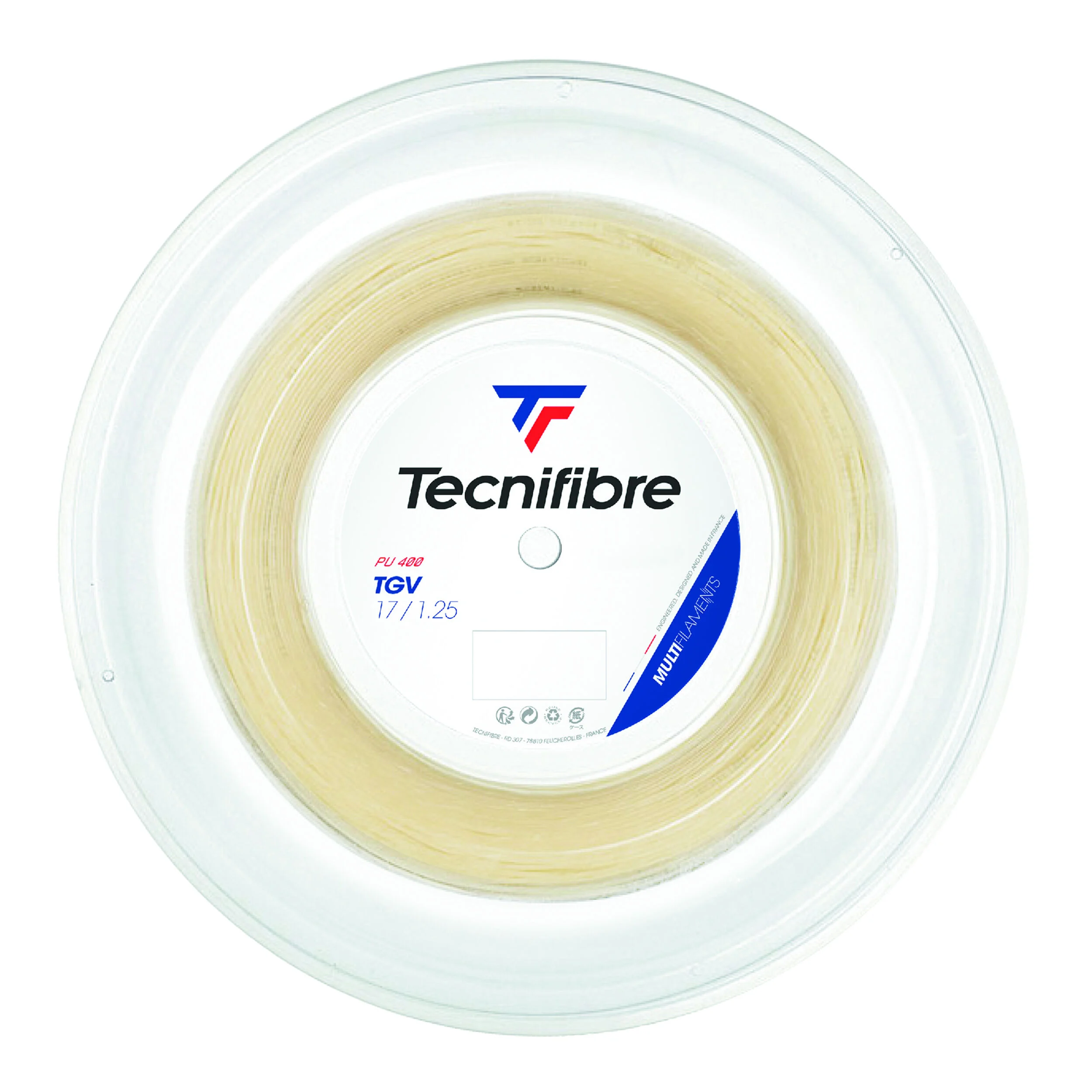 Tecnifibre TGV 200m Bobine Cordage - Écru