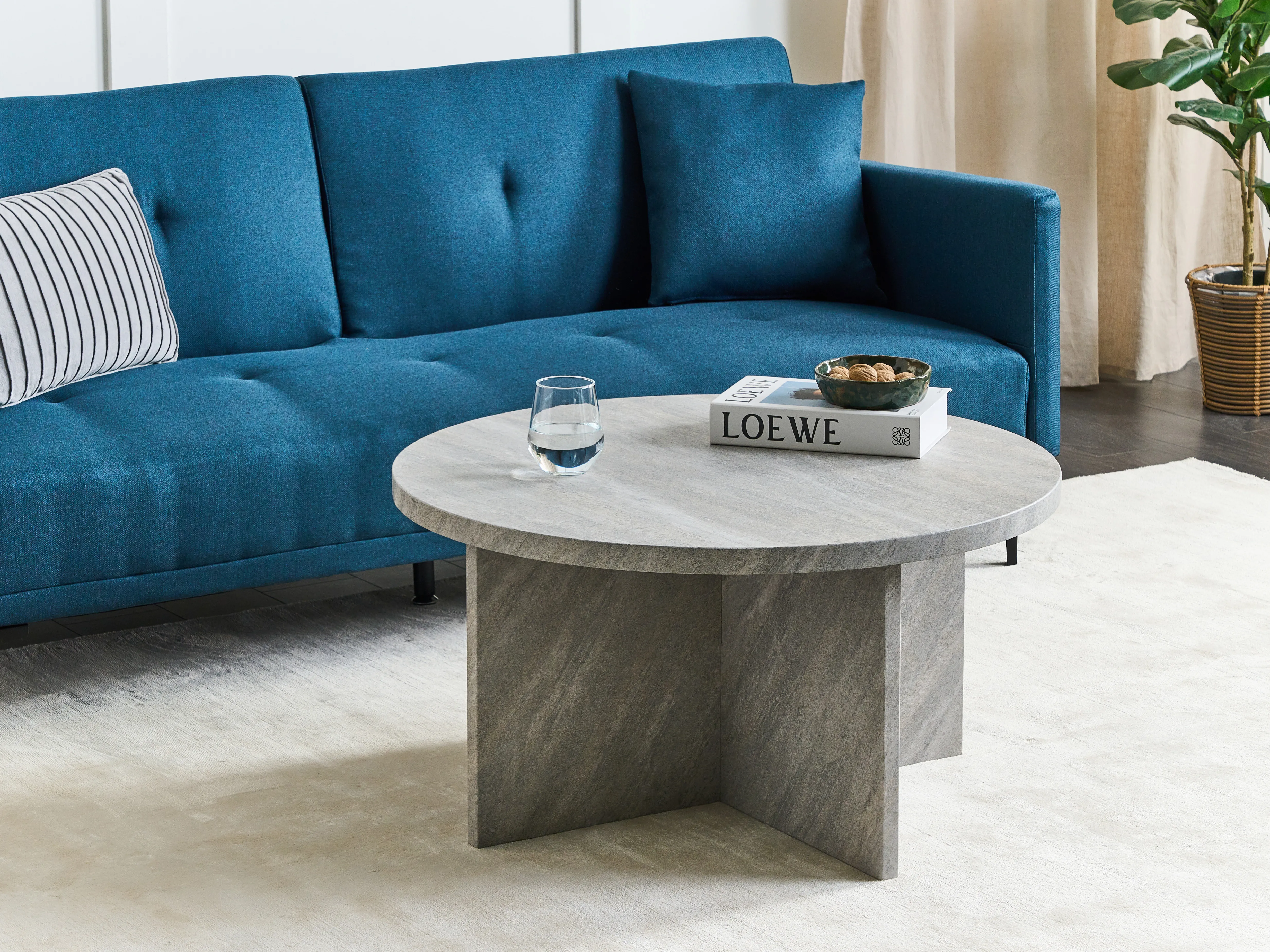Salontafel STANTON Grijs beton-effect