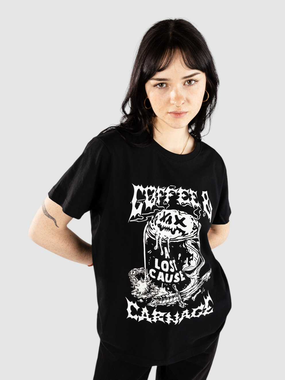 A Lost Cause Coffee T-Shirt black